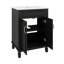 Meuble-lavabo 24 po avec lavabo en céramique, double porte-2025876678