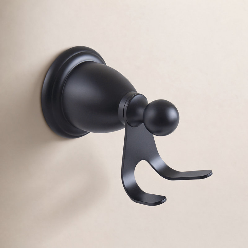 Heritage Robe Hook, Matte Black