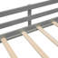 Lit mezzanine simple en bois avec deux boîtes de rangement-597828879
