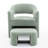 Upholstered Barrel Chair With Ottoman-127663964