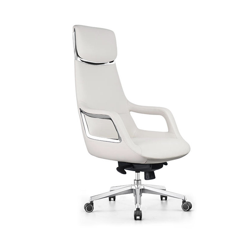 Chaise de bureau multifonctionnelle et ergonomique réglable, Beige