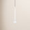 Brickell Single Light Glass Steel Dimmable Pendant