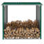 Log Storage Shed Galvanised Steel-792939704