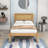 Citarelli Wood Platform Bed with Headboard-1948500531