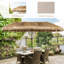 Parasol de patio 13 pi avec 12 baleines robustes Arlmont & Co.-309213016
