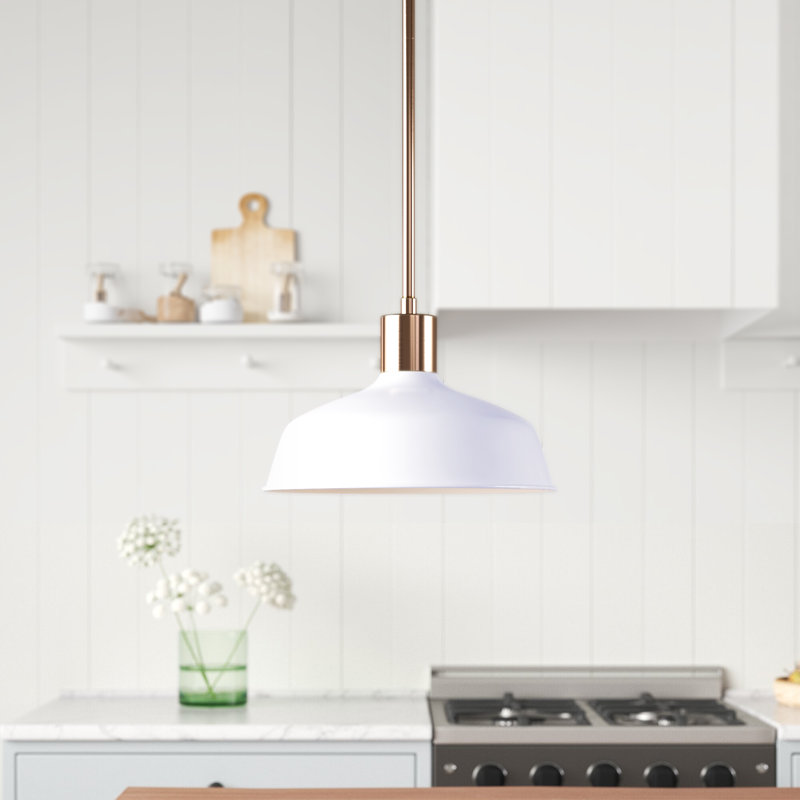 Paula 1 - Light Brass Single Pendant