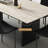 Retro Thickened Rockboard Dining Table-930116269