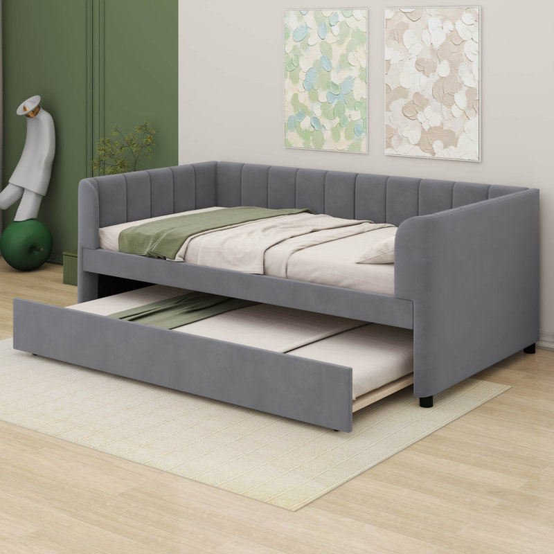 Upholstered Daybed, Gray