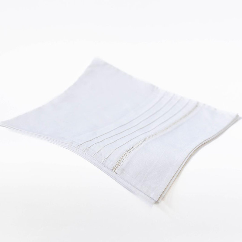 Cotton Table Runner, White
