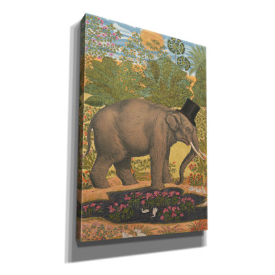 Bungalow Rose 'Regal Elephant' by Stellar Design Studio, Canvas Wall Art
