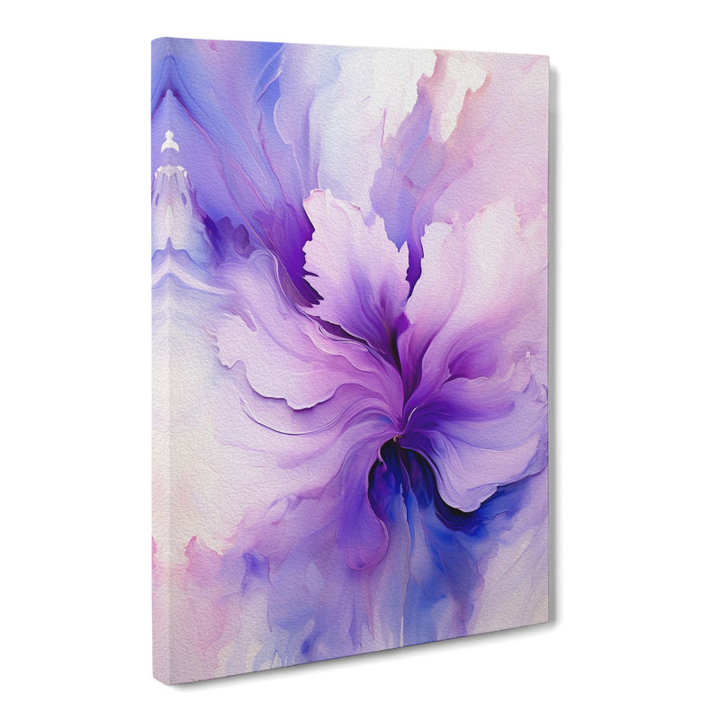 Lavender Flower Abstract No.2 - No Frame Print