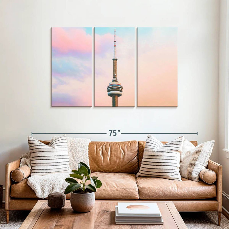 Lilie CN Tower, 36" H x 57" W