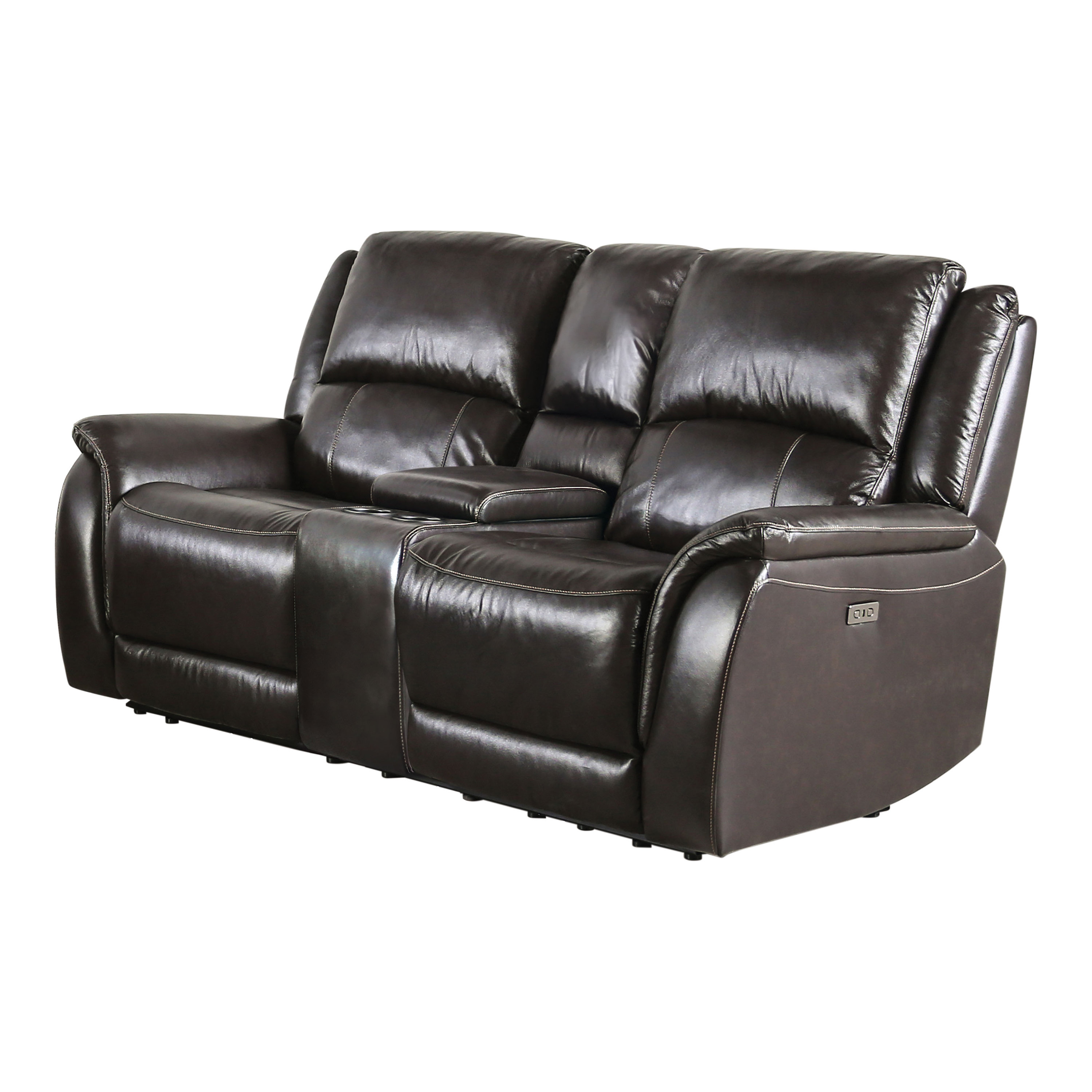 Wildon Home® Drakos 81'' Leather Power Reclining Sofa | Wayfair