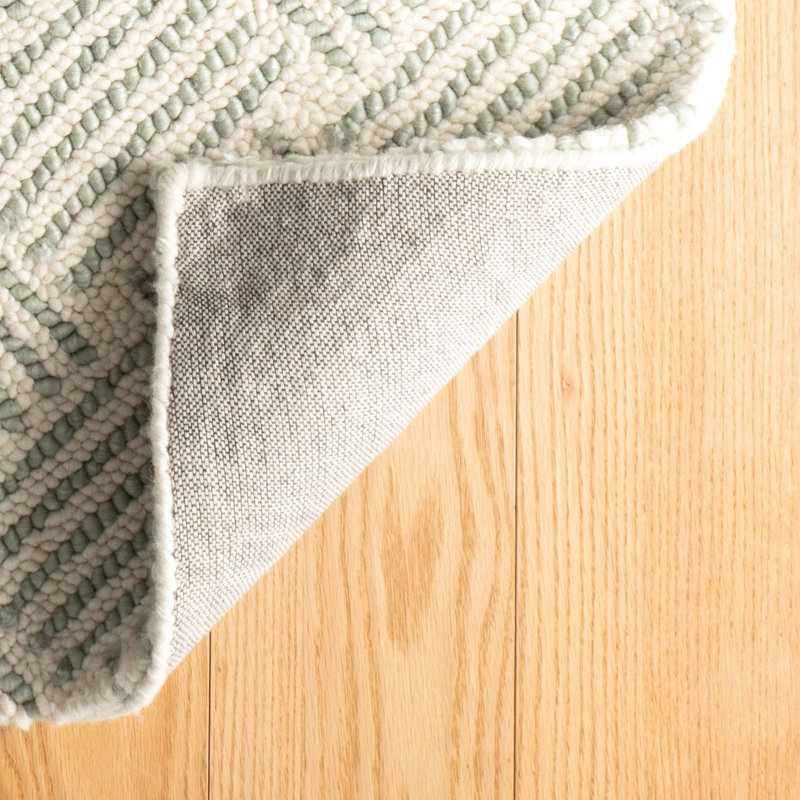 Layers Desert Sage Hand Hooked Wool Rug, Rectangle 2' x 3'