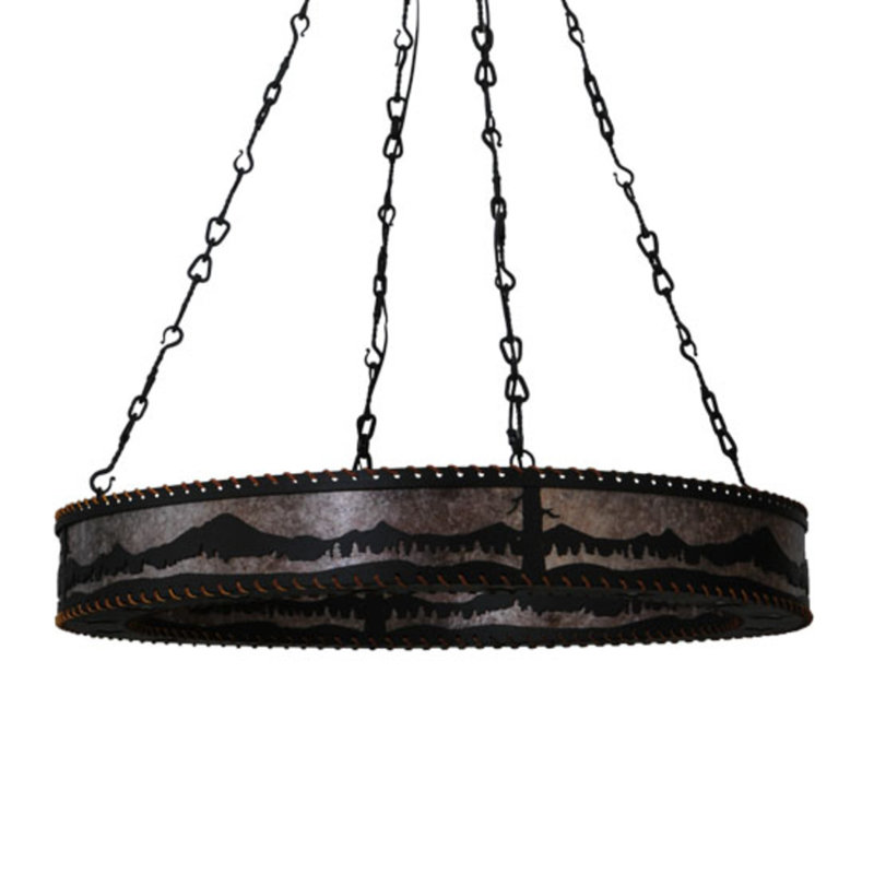 Mountain Range 36 - Light LED Chandelier