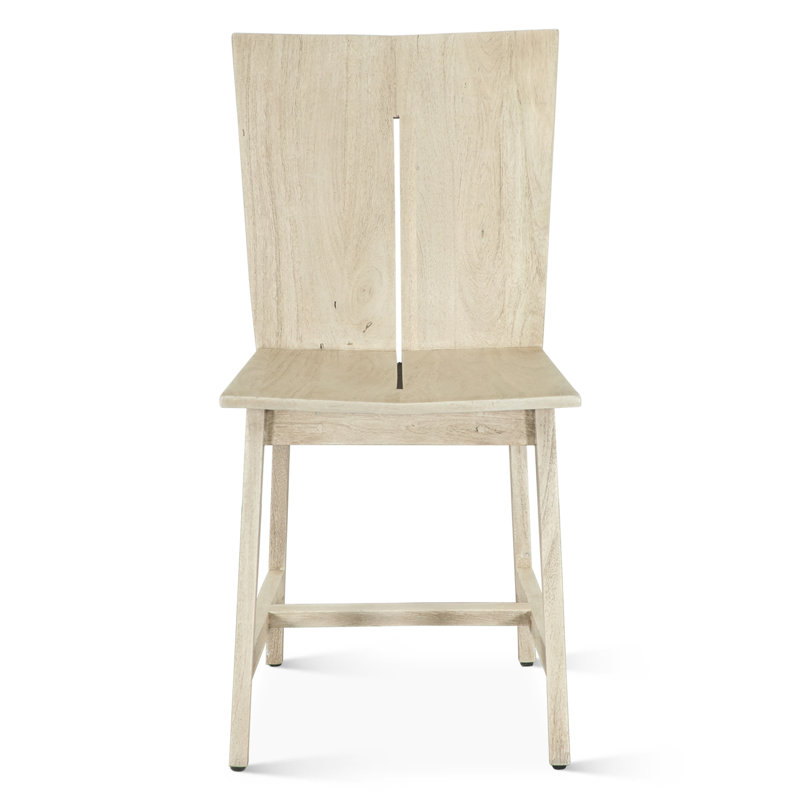 Acadia Dining Chair, Beige Wood