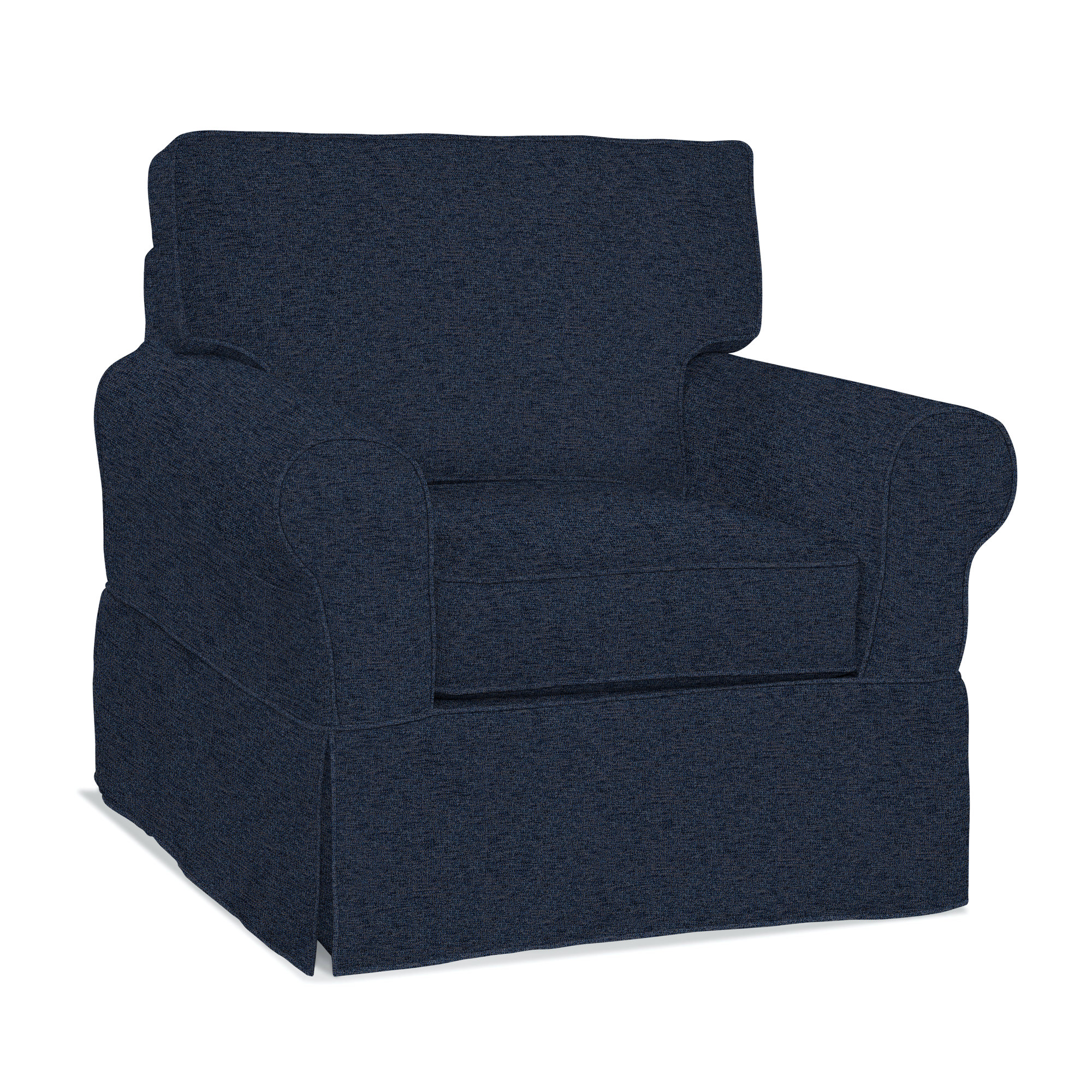 Bedford Upholstered Accent Chair, Basic Navy; 0317-61