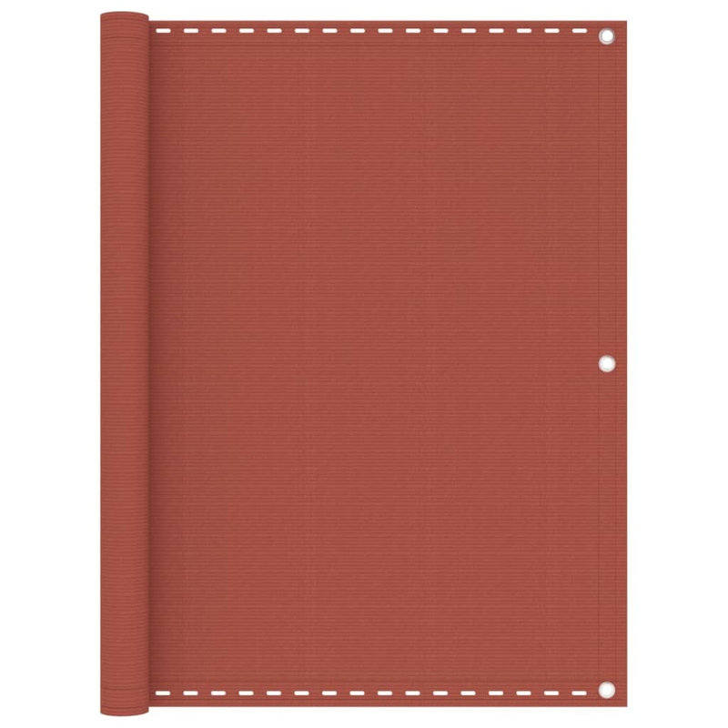 Glibben Balcony Screen Cream 120X400 Cm HDPE, Terracotta