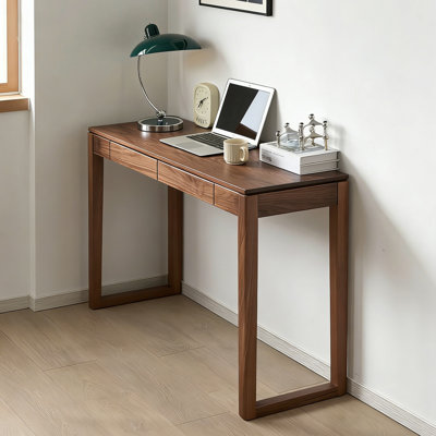 Console brune de style chinois simple