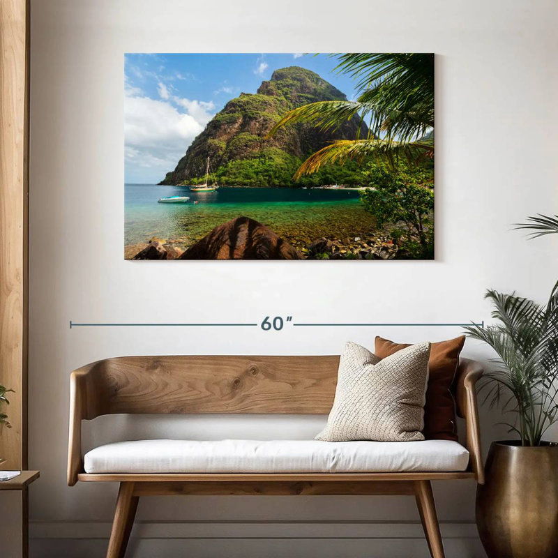 Petit Piton, 30" H x 45" W
