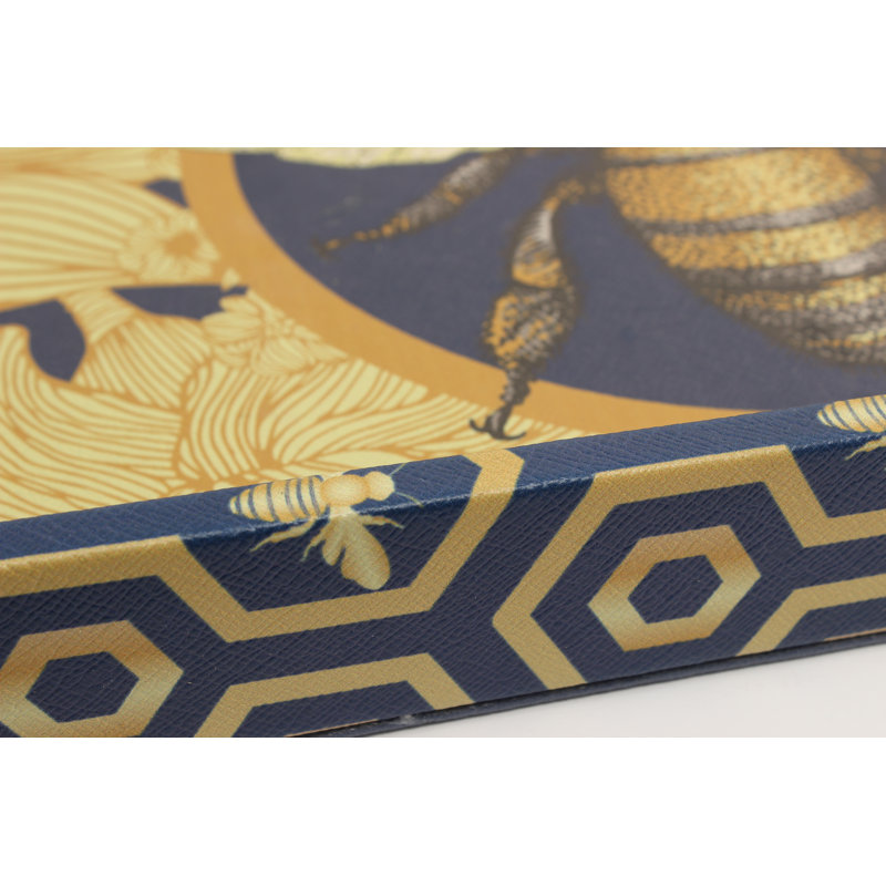 Blue Beehive 18" Rectangular Serving Tray