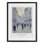 «Vintage Paris Streets», impression encadrée sous verre, par Petal Prints Design