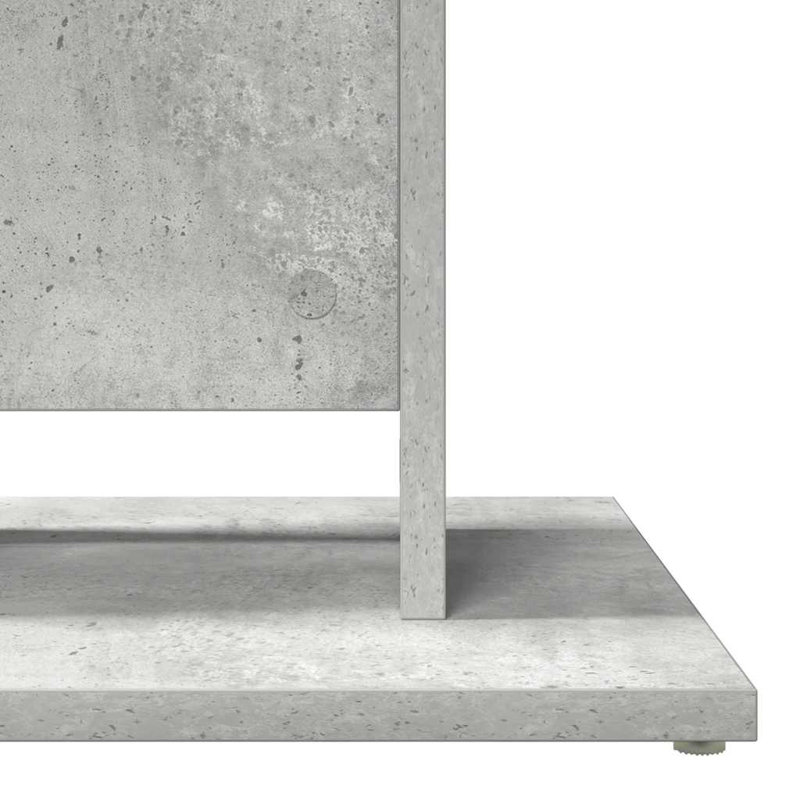 Manufactured Wood Bistro Table, Concrete Gray