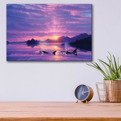«Tranquility Bay» par Kirk Reinert, art en verre acrylique Wal