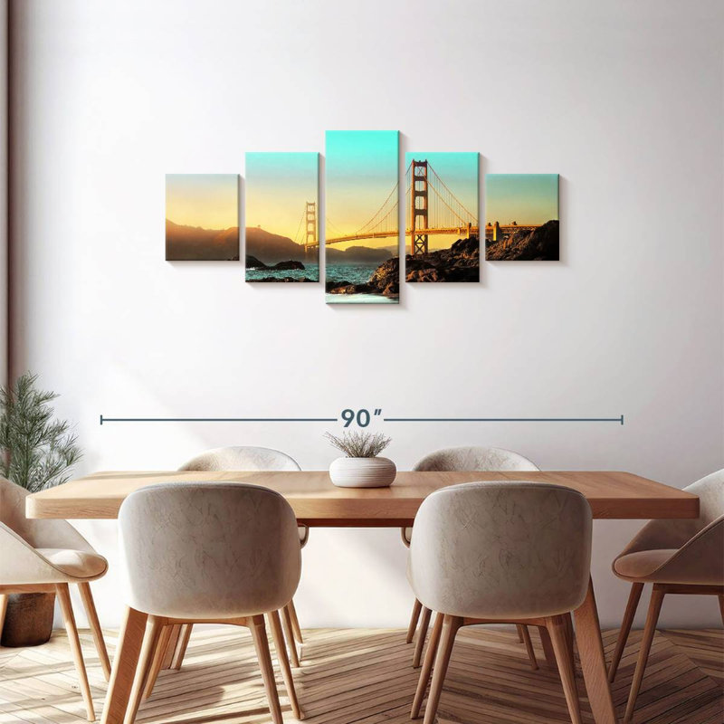 San Francisco Baker Beach, H 30 po x l 68 po