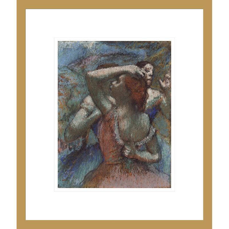 «Dancers» par Edgar Degas, impression giclée sur cadre, H 16,12 po x l 13,75 po