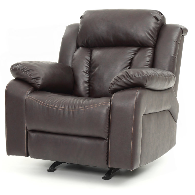 Fauteuil inclinable berçant Cozy, Marron foncé