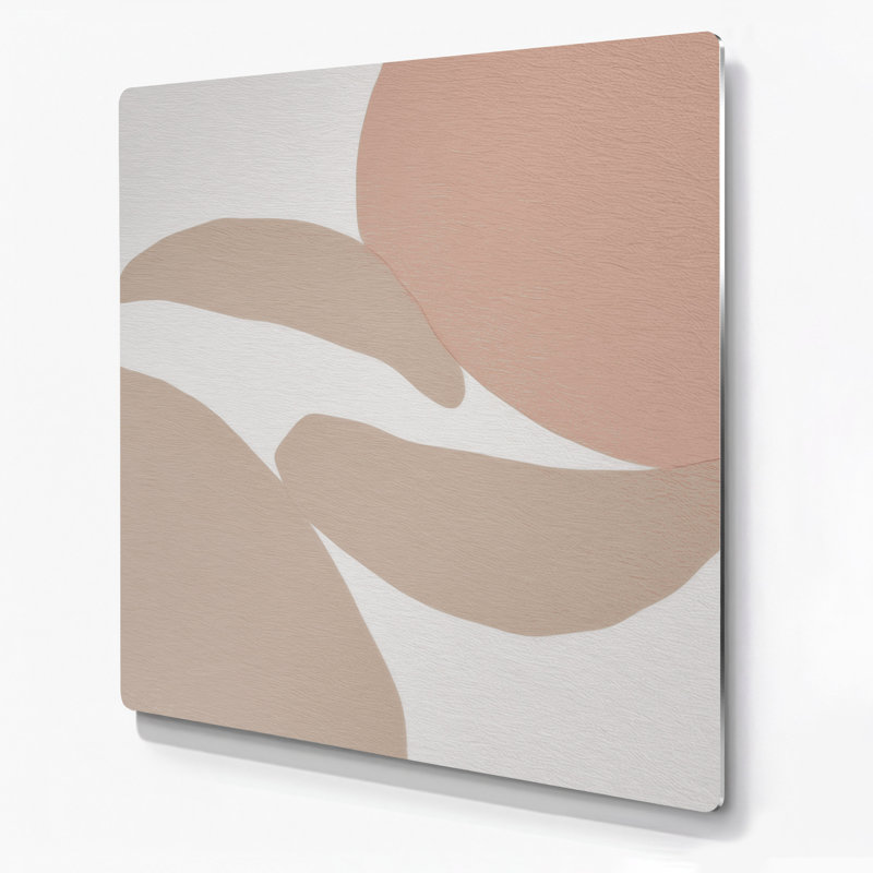 Minimalisme 22, art mural gris en métal, H 12 po x l 12 po