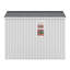 Rangement verrouillable moderne en métal durable de 6 pi x 8 pi pour la cour arrière