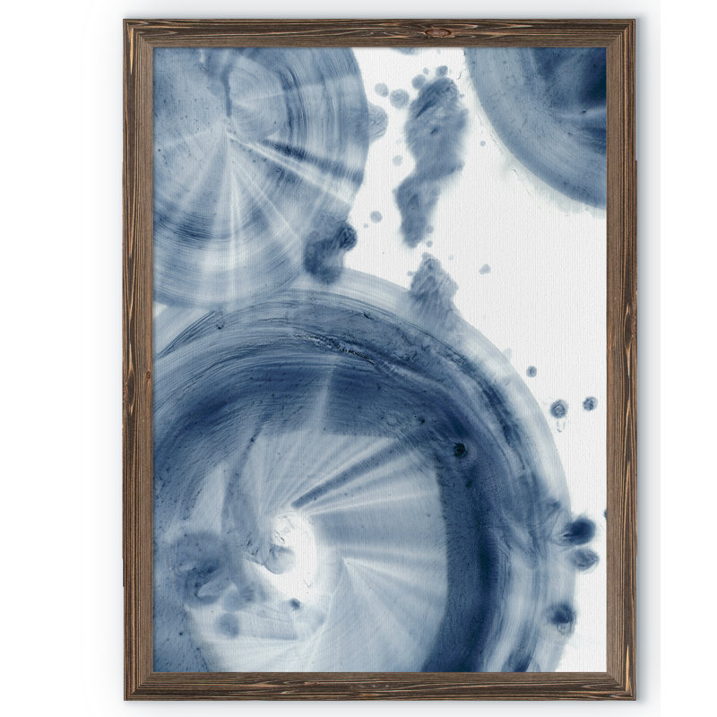 « quasars iii » par paul cezanne-reproduction d’art sur image, H 32 po x l 44 po x 1,25 po, Toile avec cadre gris