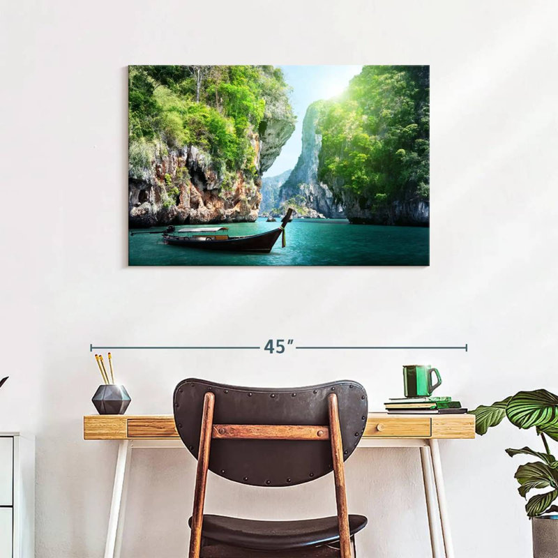 Mehar Railay Waterfalls, 24" H x 36" W