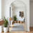 Oversized Arch Floor Mirror with Stand, Wall Mirror-38502323-44507378