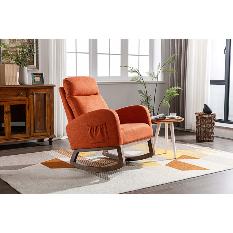 Chaise berçante Coinde, Orange