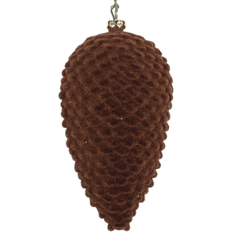 Ornement de Noël en forme de pomme de pin, Chocolat
