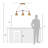 Lateefah 3-Light Kitchen Island Chandelier