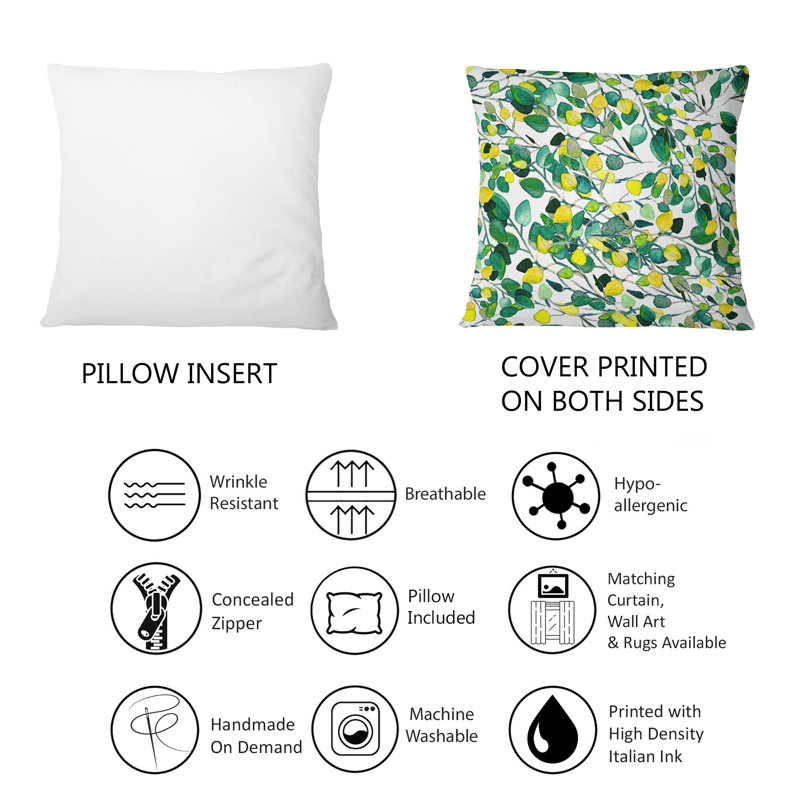 Abstract Throw Pillow