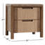 Table de chevet 2 tiroirs Maddy