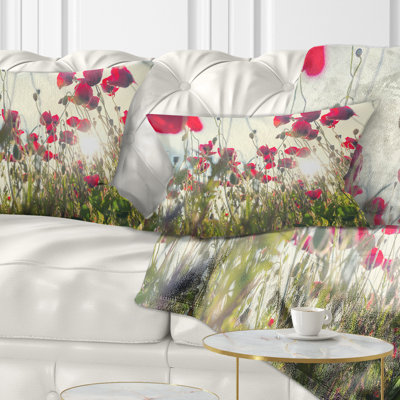 Coussin décoratif floral sur coussin de fleurs d’été