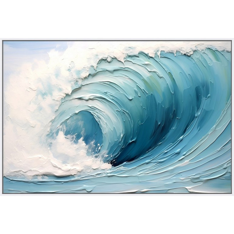 Impression sur toile majestueuse vague océanique
