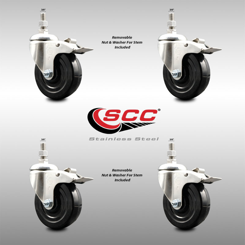 Soft Rubber Casters