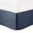 7 Piece Jacquard Comforter Set Navy Queen