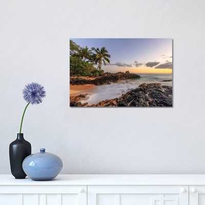 Small Beach In Makena Area, Maui, Hawaii, USA by Stuart Westmorland - Wrapped Canvas Print