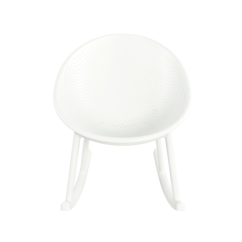 Chaise berçante Gable, Blanc