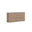 Commode double 6 tiroirs l 56,34 po Clanton-623961863