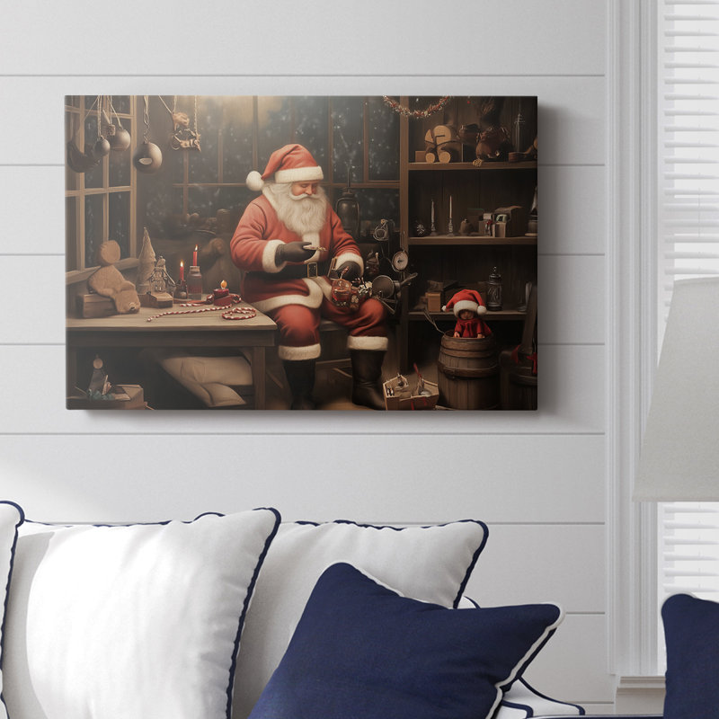 Art de Noël - CMX - Cavas enveloppés de galerie, H 8 po x l 12 po