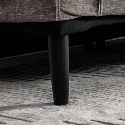 Chaise longue en chenille avec accoudoirs et traversins, banc polyvalent pour une utilisation quotidienne